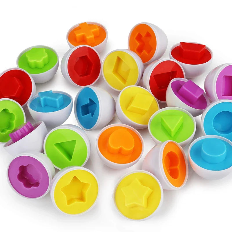 Wooden Egg Matching Toy for kids and family play, image 5