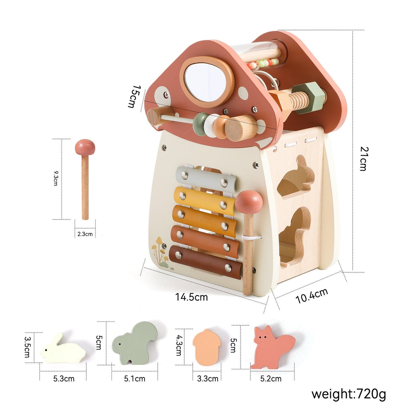 Screen free musical toy for kids creative play