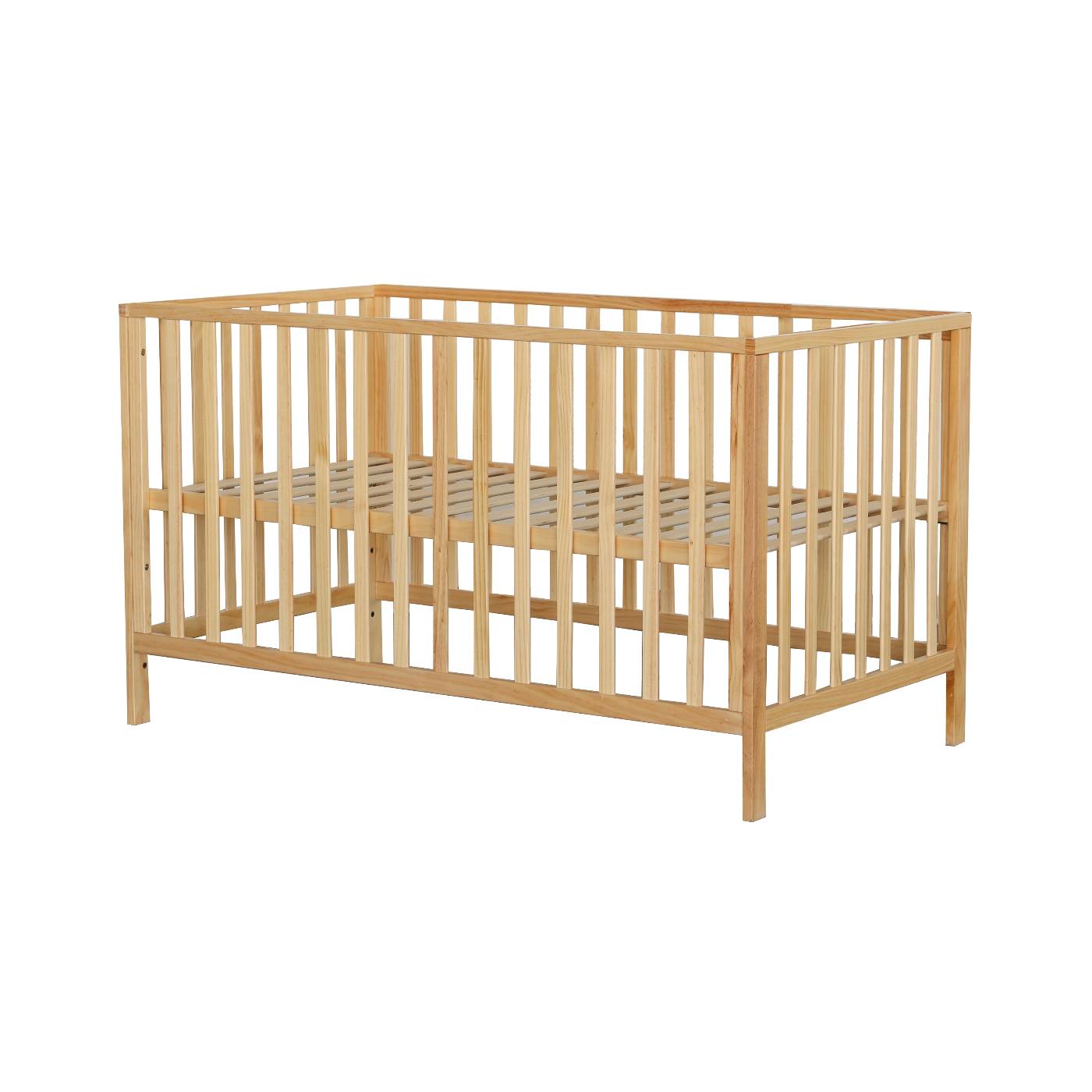 Adjustable Wooden Baby Crib for kids and family play, image 4
