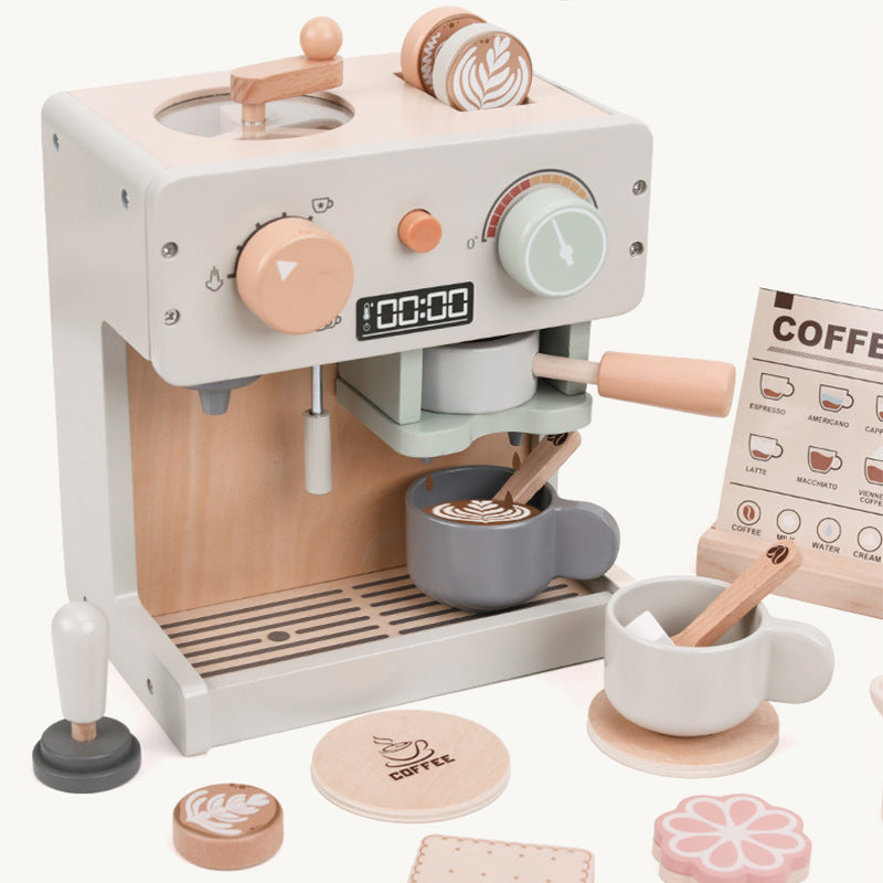 Wooden Coffee Play Set - Nordic Style for kids and family play, image 1