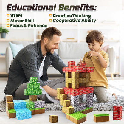 Magnetic Building Blocks Set - Premium Set for kids and family play, image 7