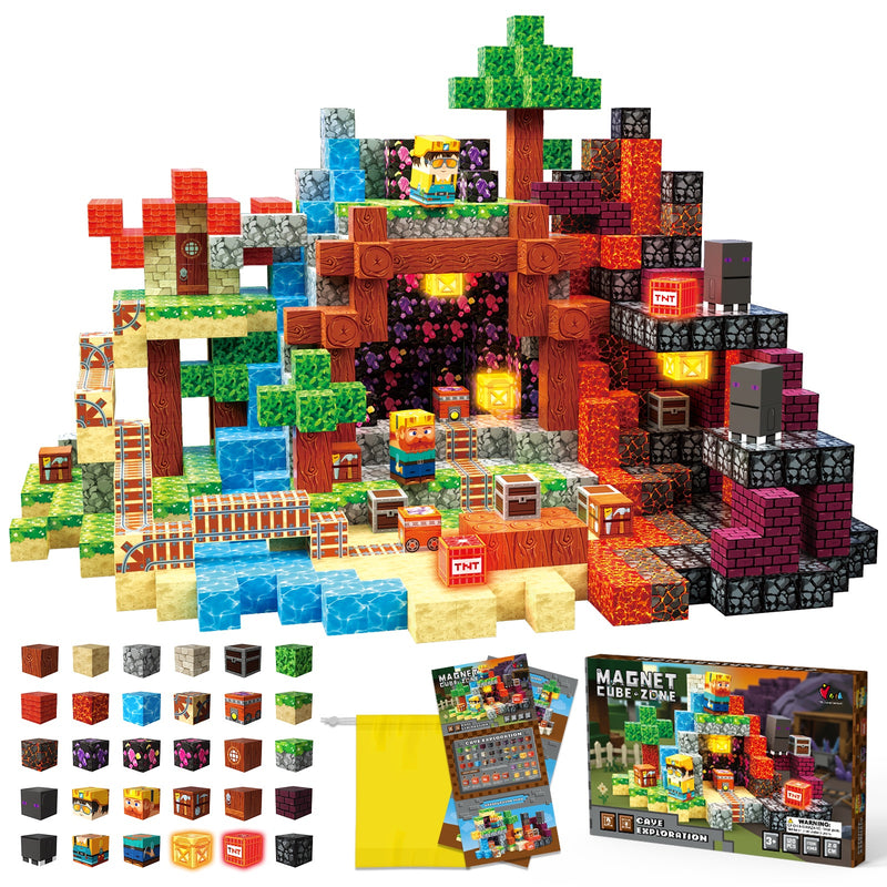120 piece magnetic building blocks STEM toy for children
