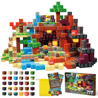 120 piece magnetic building blocks STEM toy for children
