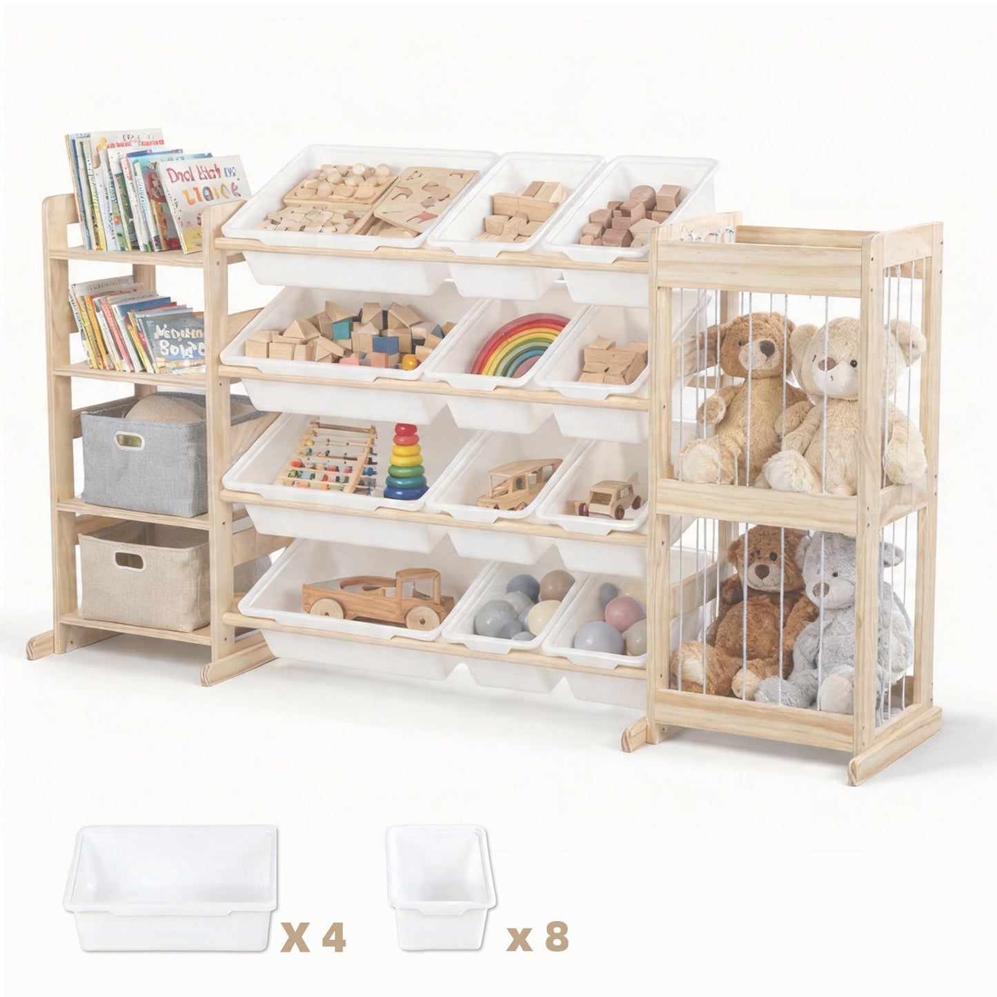 Toy Storage Organizer for kids and family play, image 1