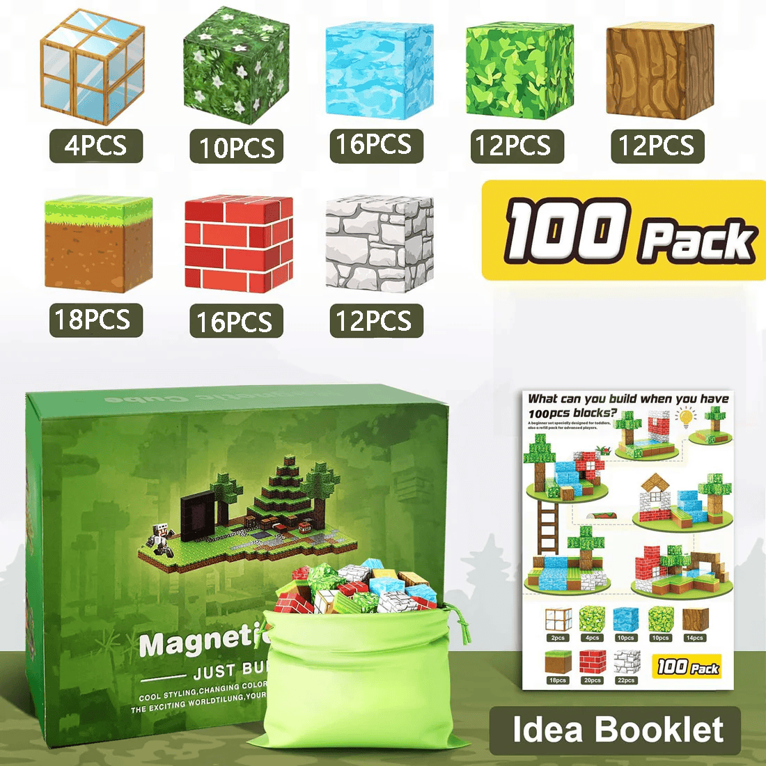 Magnetic Building Blocks Set - Blocks 15 for kids and family play, image 5
