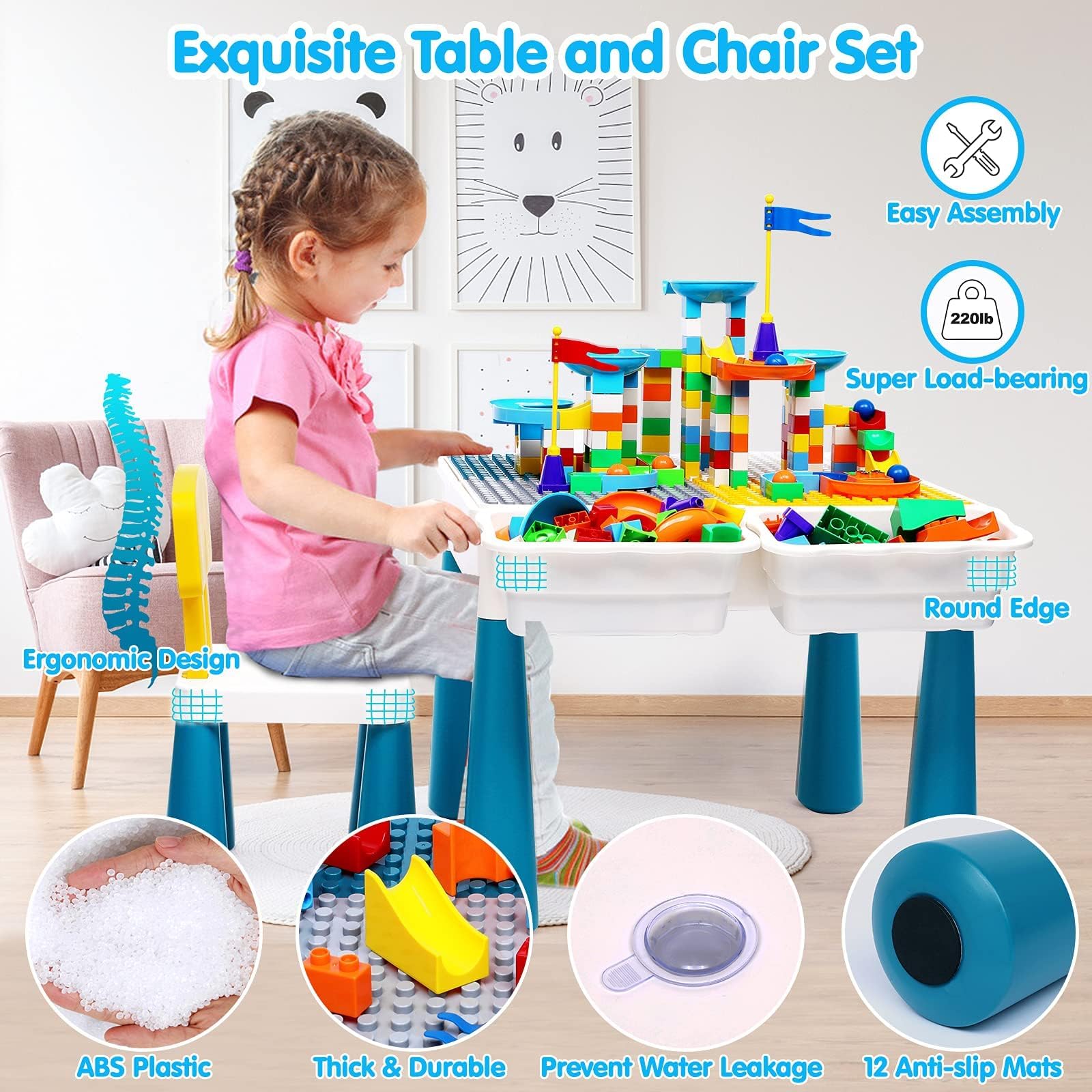 Kids Activity Table for kids and family play, image 10