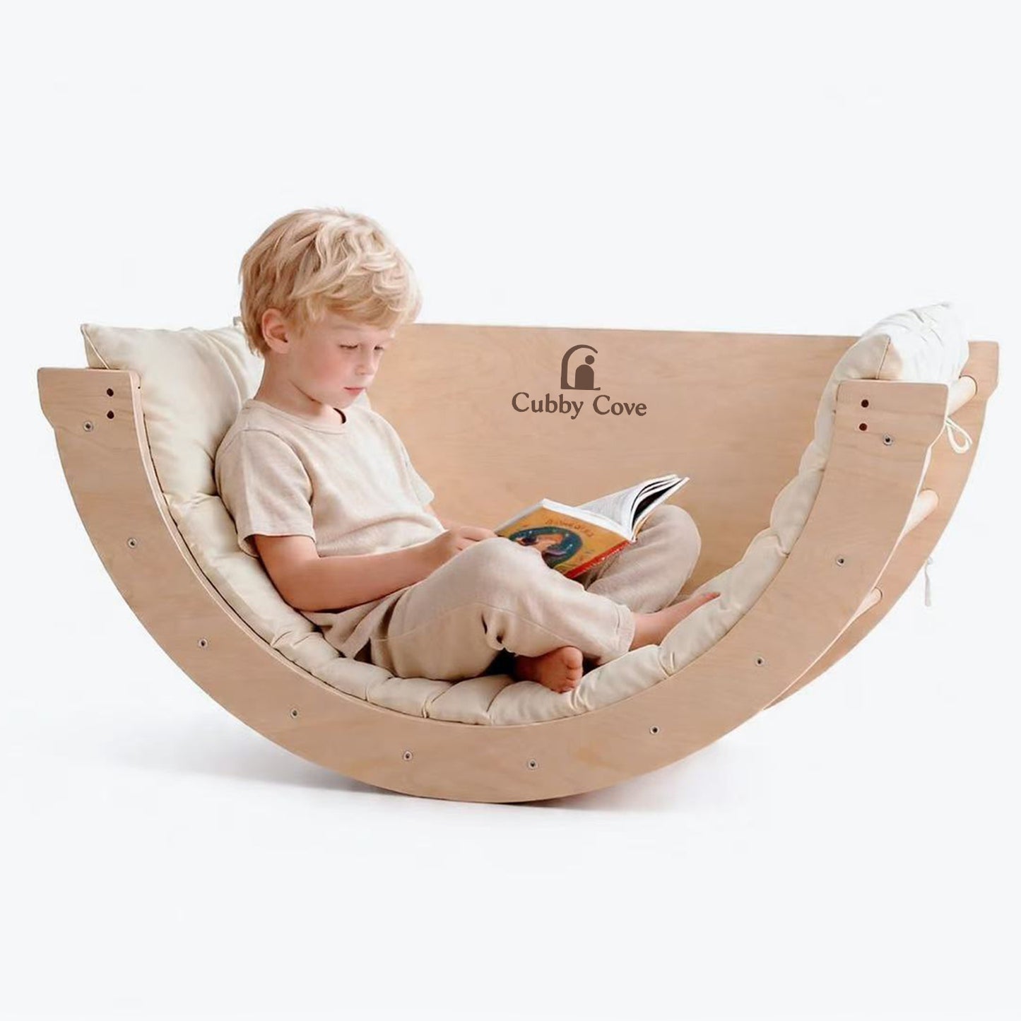 6 in 1 Montessori climbing arch with multiple play functions for toddlers