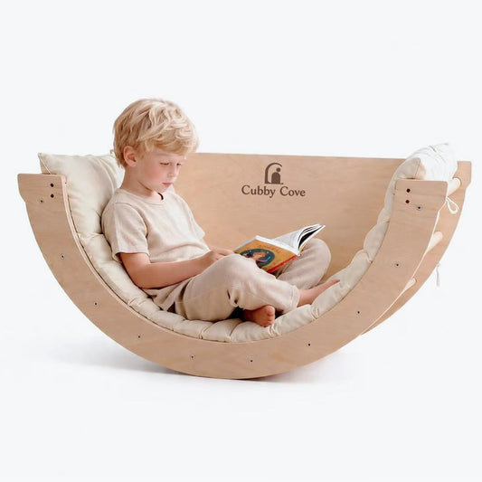 6 in 1 Montessori climbing arch with multiple play functions for toddlers