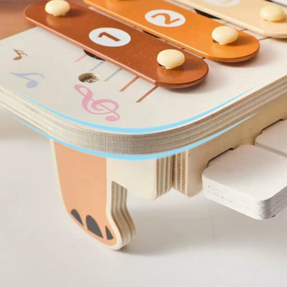 6-in-1 Wooden Music Activity Toy - Activity Set for kids and family play, image 7