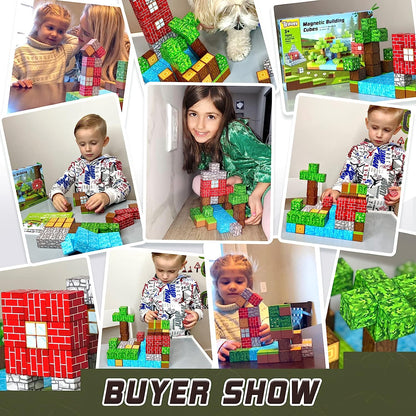 Magnetic Building Blocks Set - Premium Set for kids and family play, image 9