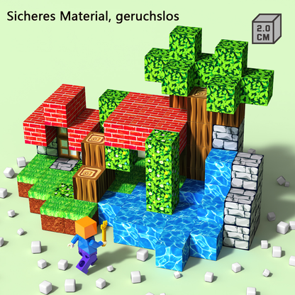 Magnetic Building Blocks Set - Play Set for kids and family play, image 2