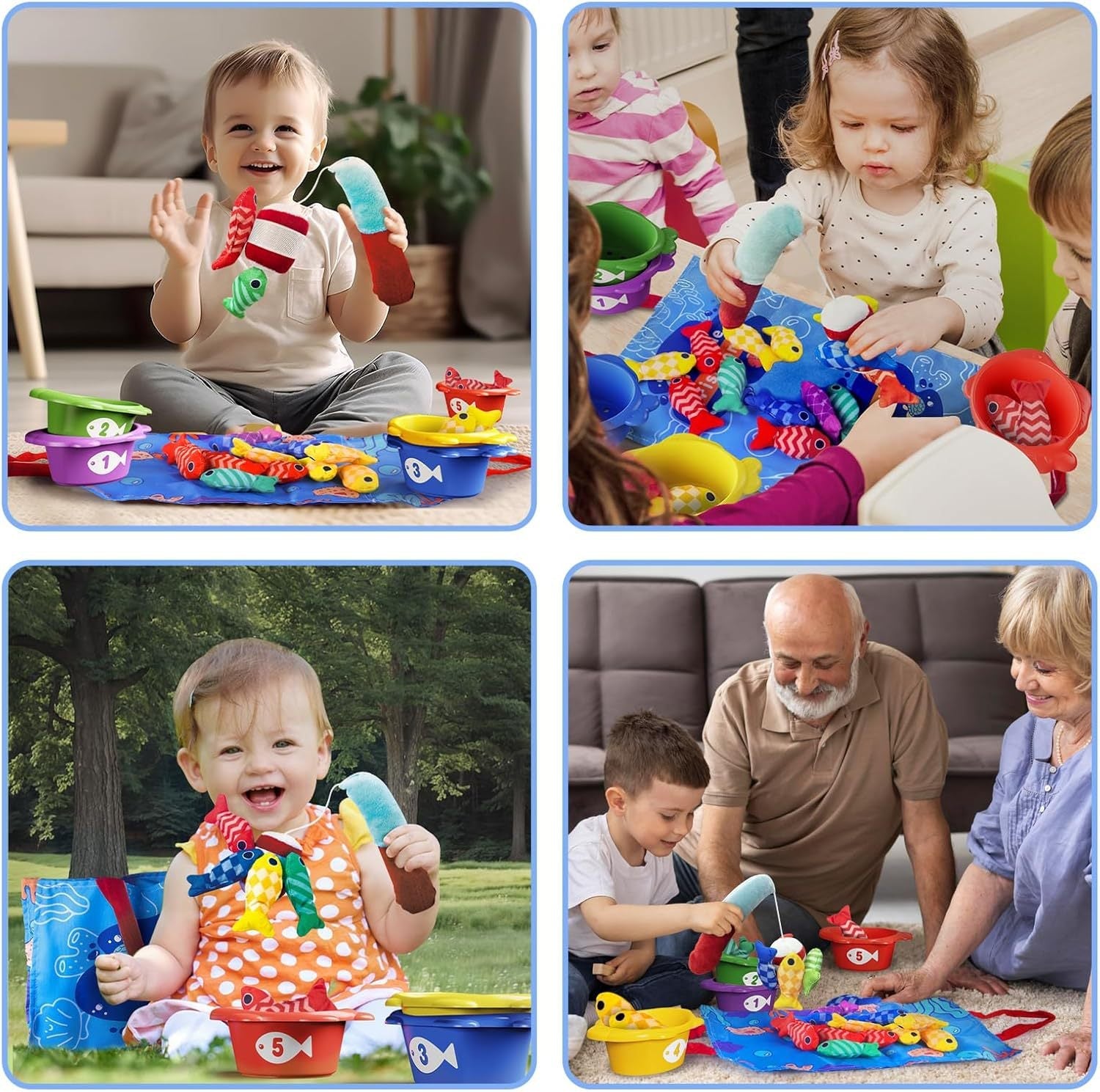 Wooden Fishing Game for kids and family play, image 11