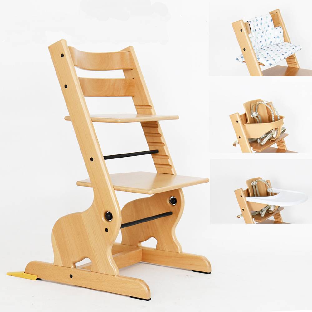 Wooden High Chair for kids and family play, image 6