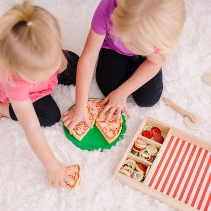Wooden Pizza Play Set for kids and family play, image 2