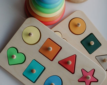 Wooden Color Sorting Toy - Compact Set for kids and family play, image 11
