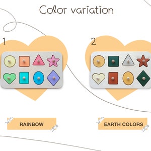 Wooden Color Sorting Toy - Compact Set for kids and family play, image 5
