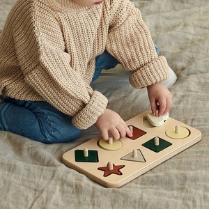 Wooden Color Sorting Toy - Compact Set for kids and family play, image 7