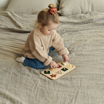 Wooden Color Sorting Toy - Compact Set for kids and family play, image 8