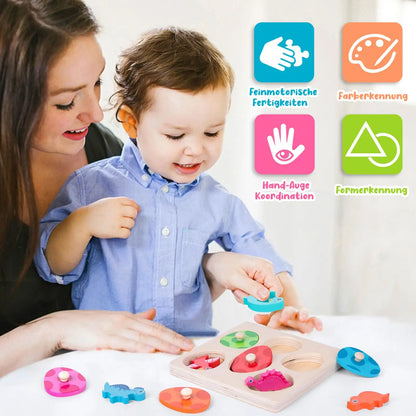 Wooden Egg Matching Toy - Dinosaur Theme for kids and family play, image 4