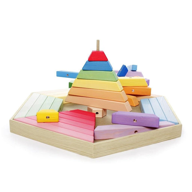 Wooden Stacking Toy - Play Set for kids and family play, image 1