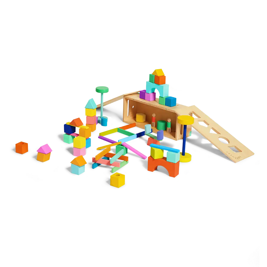 Compact Wooden Puzzle for kids and family play, image 1