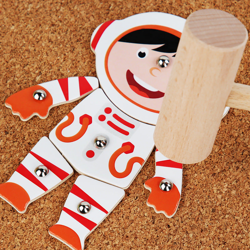 Wooden Hammer Puzzle for kids and family play, image 4