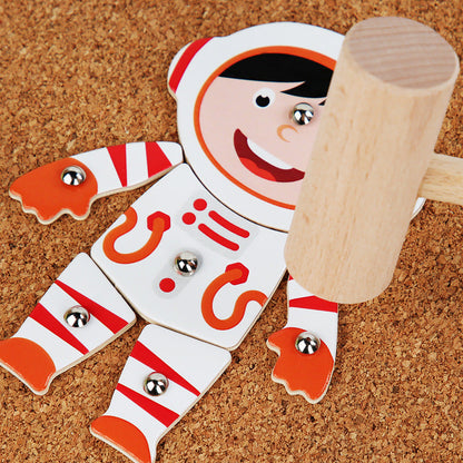 Wooden Hammer Puzzle for kids and family play, image 4