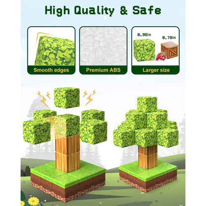Magnetic Building Blocks Set - Activity Set for kids and family play, image 6