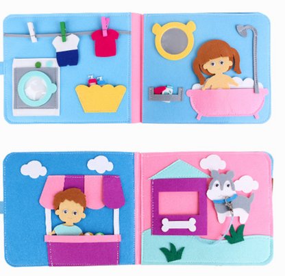 Life Skills Busy Book for kids and family play, image 4