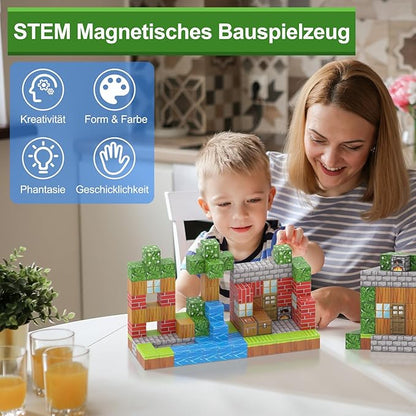 Magnetic Building Blocks Set - Blocks 15 for kids and family play, image 3