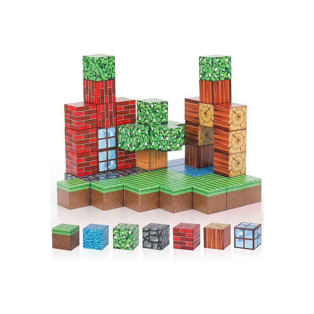 Magnetic Building Blocks Set - Blocks 15 for kids and family play, image 1