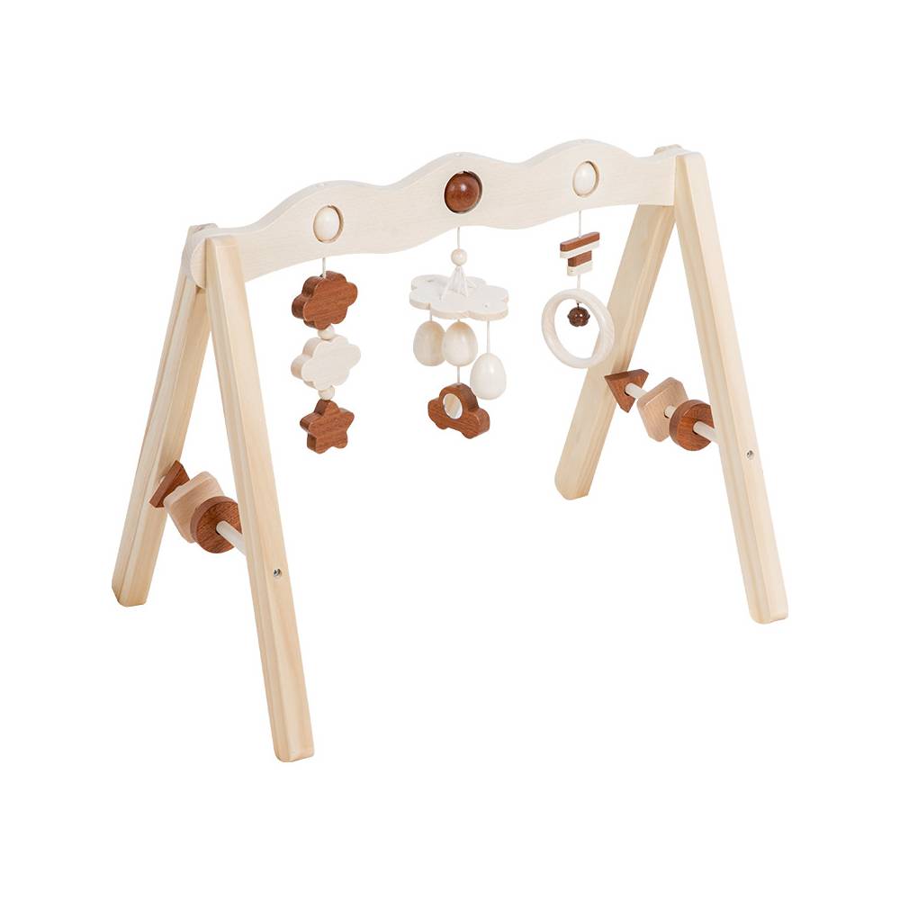 Classic Wooden Baby Gym for kids and family play, image 1