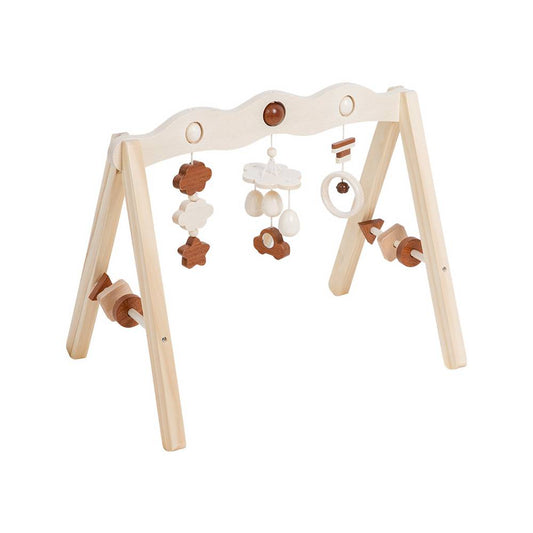 Classic Wooden Baby Gym for kids and family play, image 1