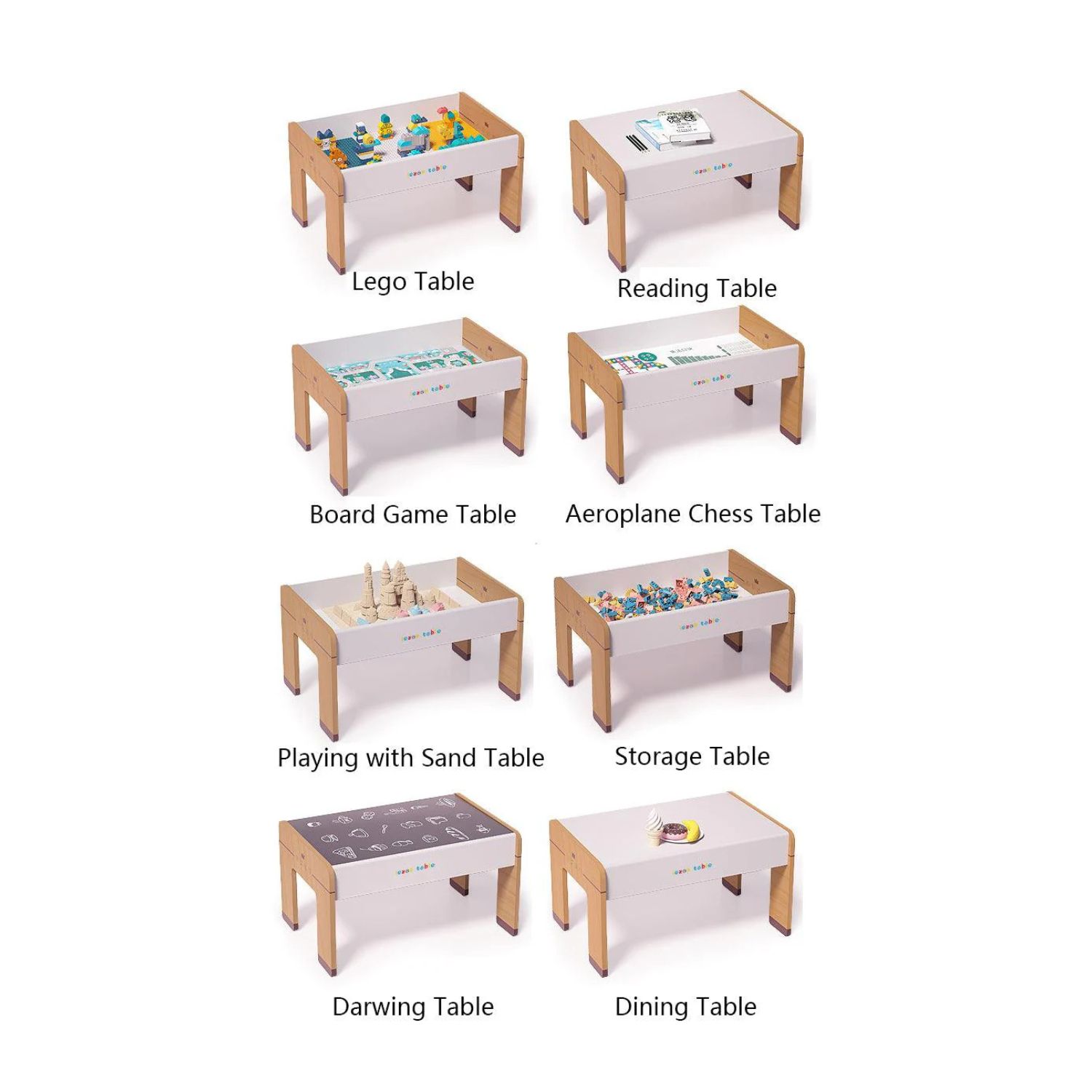 Classic Kids Activity Table for kids and family play, image 8