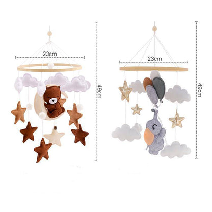 Beautiful hanging crib mobile decoration for newborn baby room