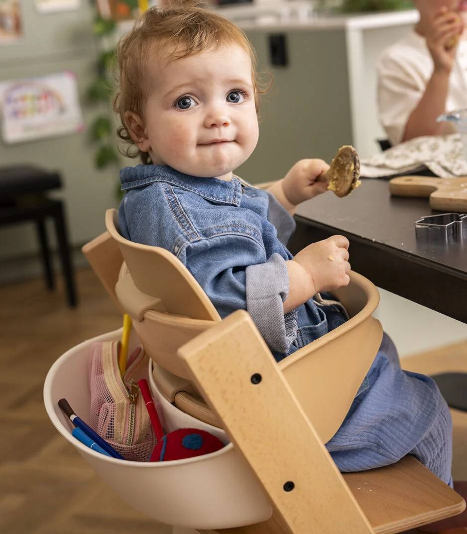 Wooden High Chair for kids and family play, image 2