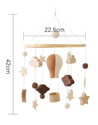 Handmade baby mobile gift idea for baby shower and newborn celebration