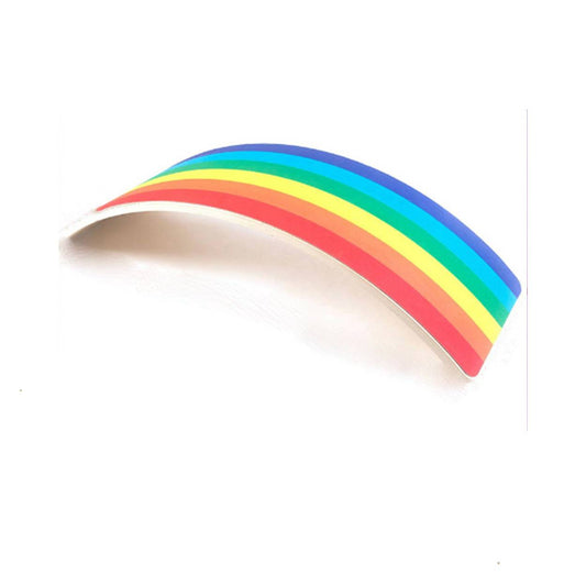 Wooden Balance Board - Rainbow for kids and family play, image 1