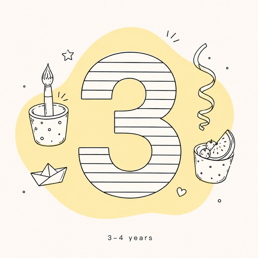 3–4 Años