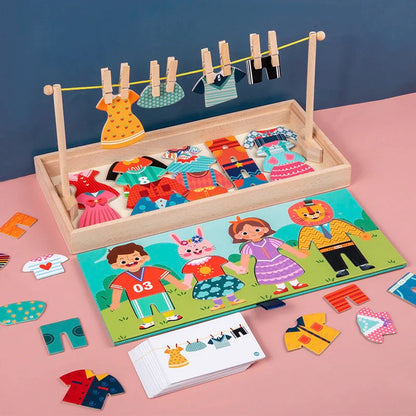 Color matching puzzle for preschool learning
