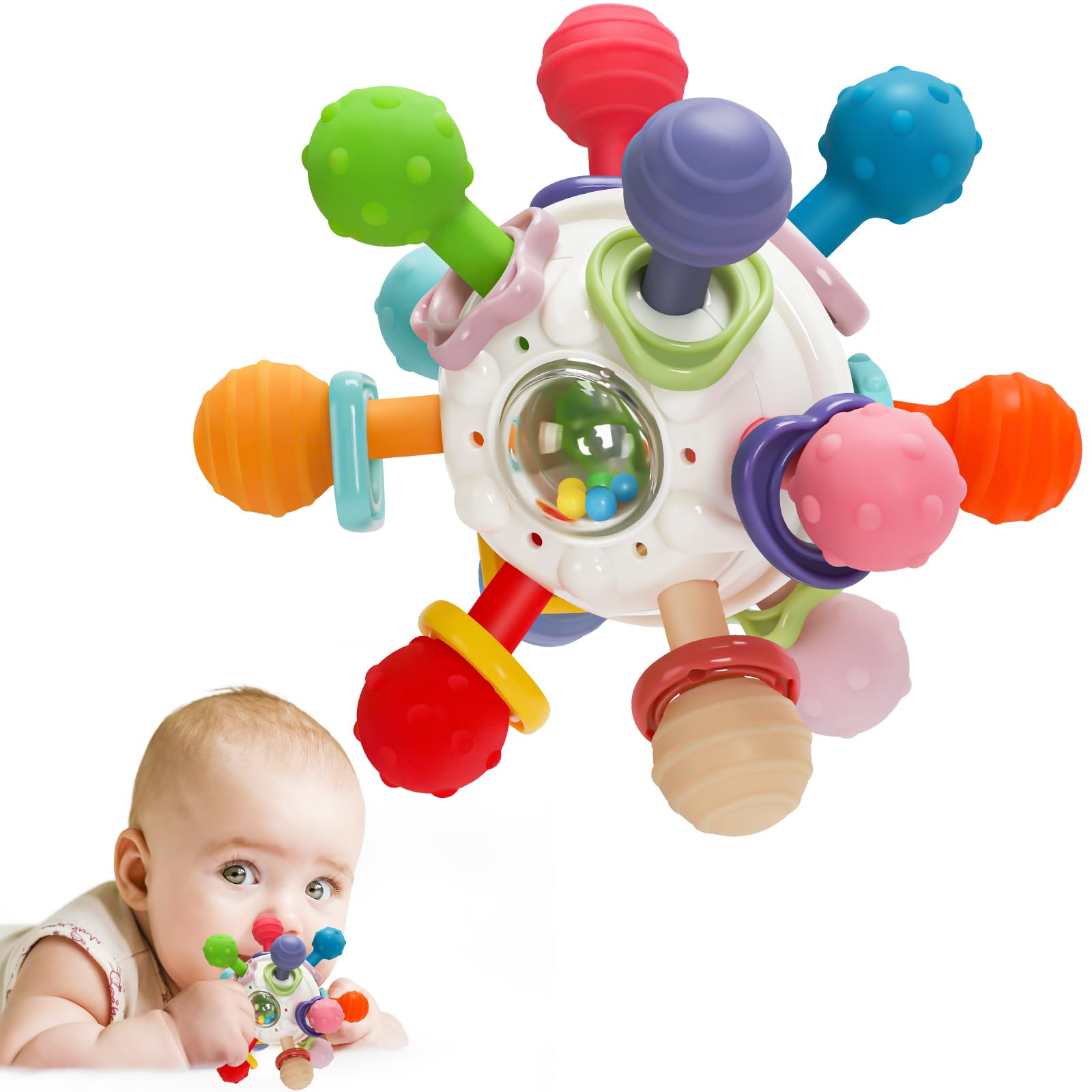 compact sensory toy for diaper bags
