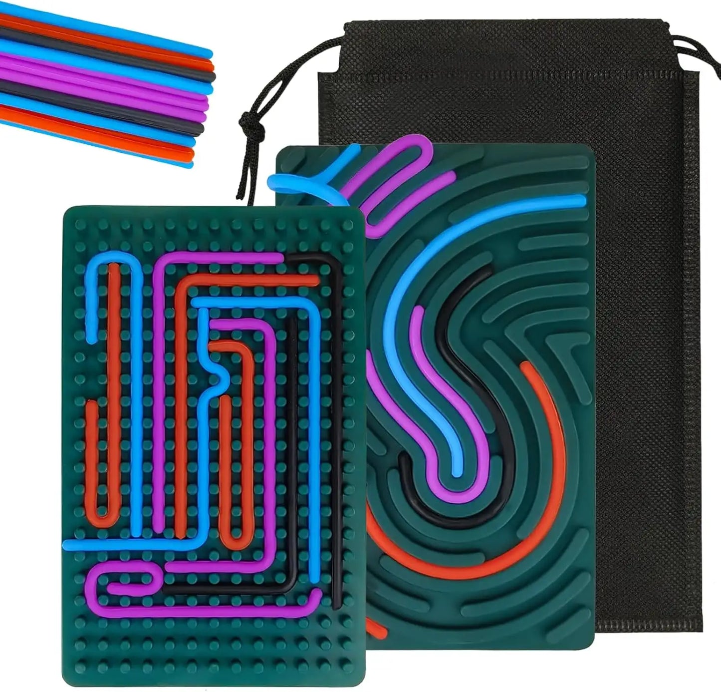 Compact sensory toy for airplane travel and family trips
