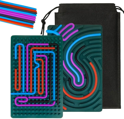 Compact sensory toy for airplane travel and family trips
