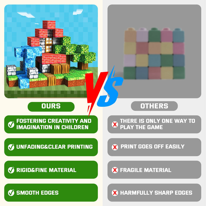Creative magnetic building blocks for endless play