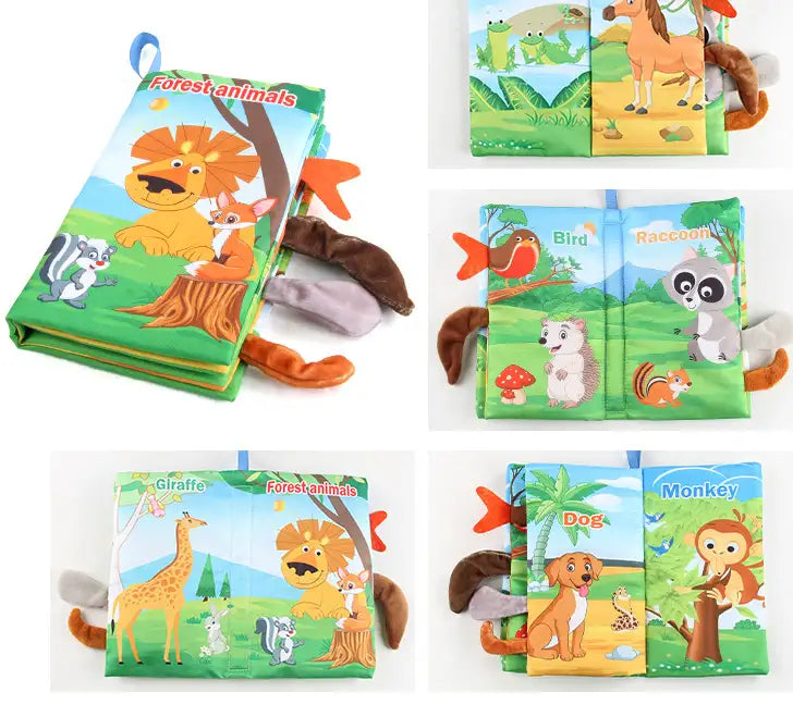 Crinkle book for infants supporting hand eye coordination development