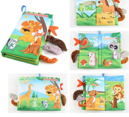 Crinkle book for infants supporting hand eye coordination development