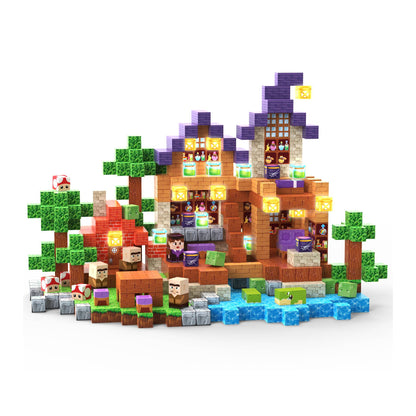 Enchanted Forest magnetic building blocks set for kids