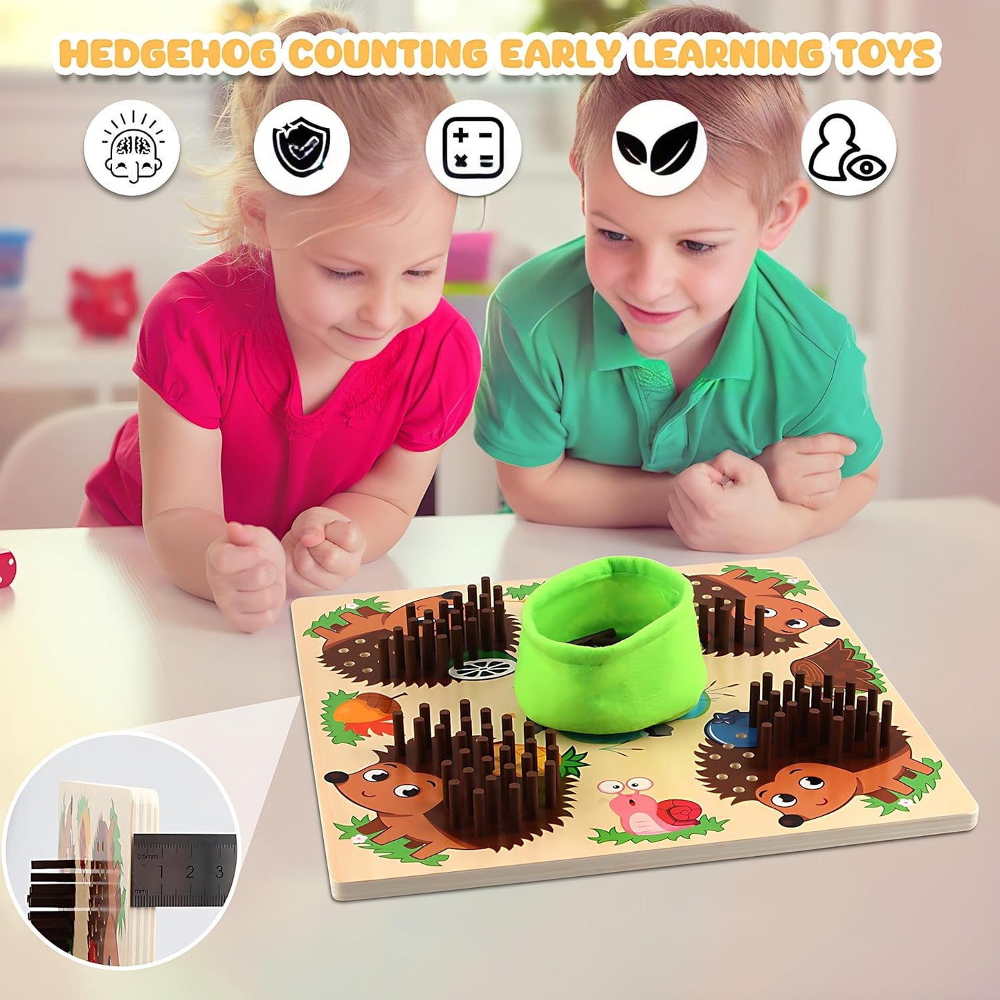 Fine motor development activity toy for toddlers
