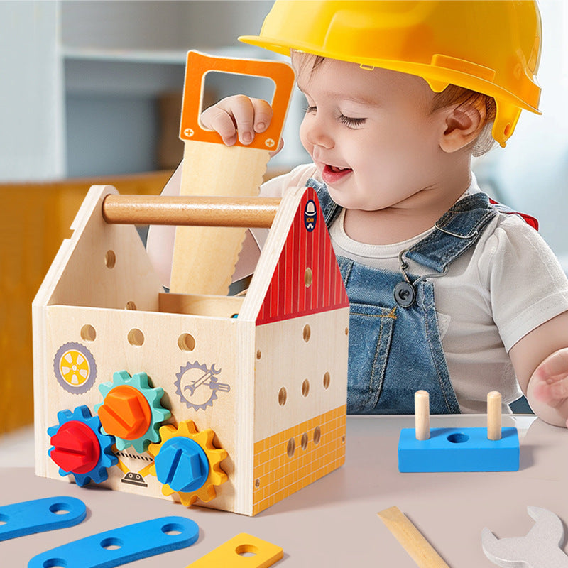 Wooden Lock and Key Activity Toy for kids and family play, image 7