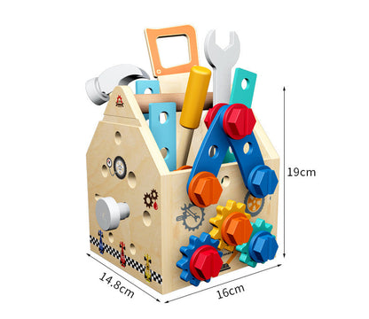Wooden Lock and Key Activity Toy for kids and family play, image 2